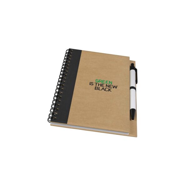 Notitieboek met pen | Gerecycled lijntjespapier | Te bedrukken